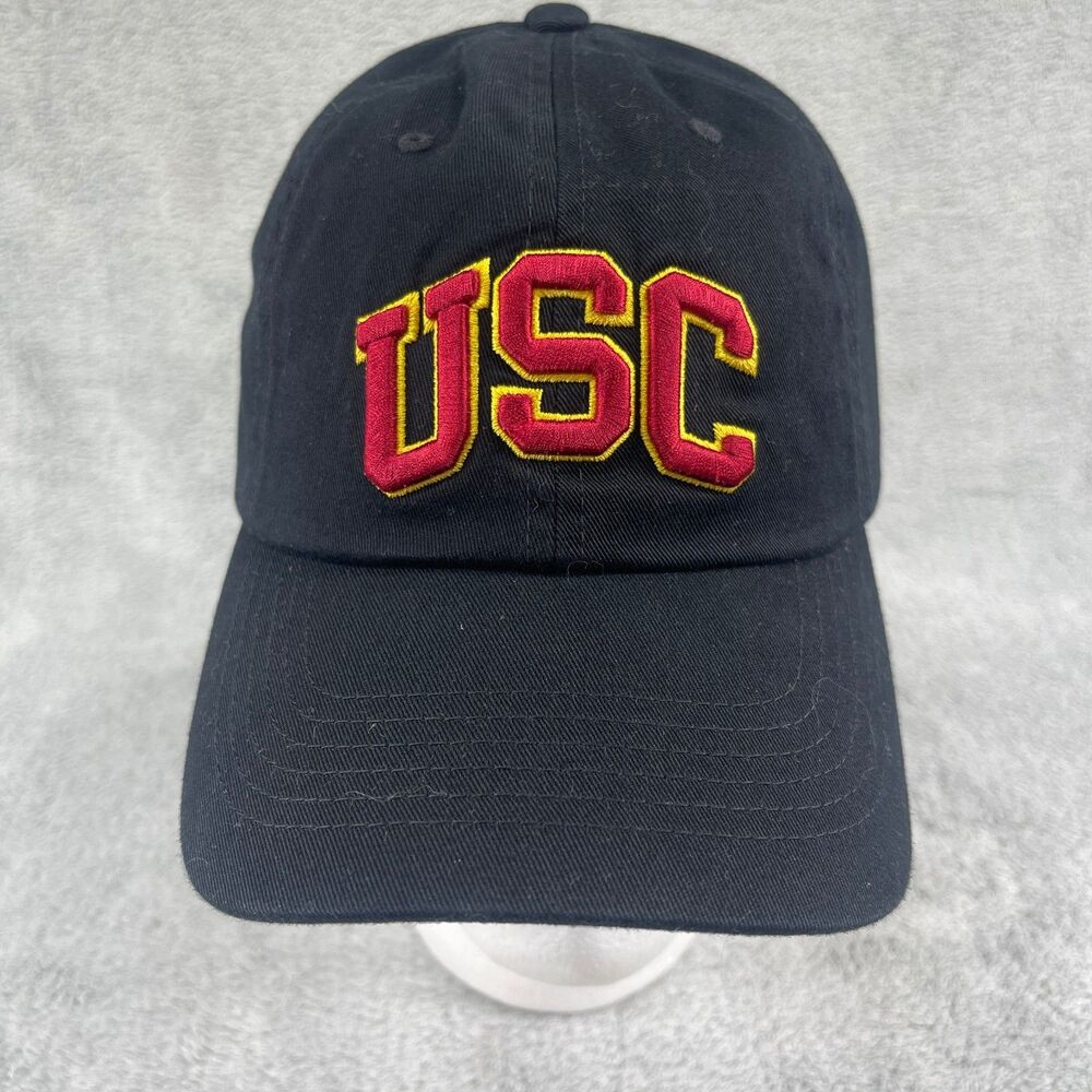 USC Trojans‎ Football Hat Strap Back Black University of Southern California